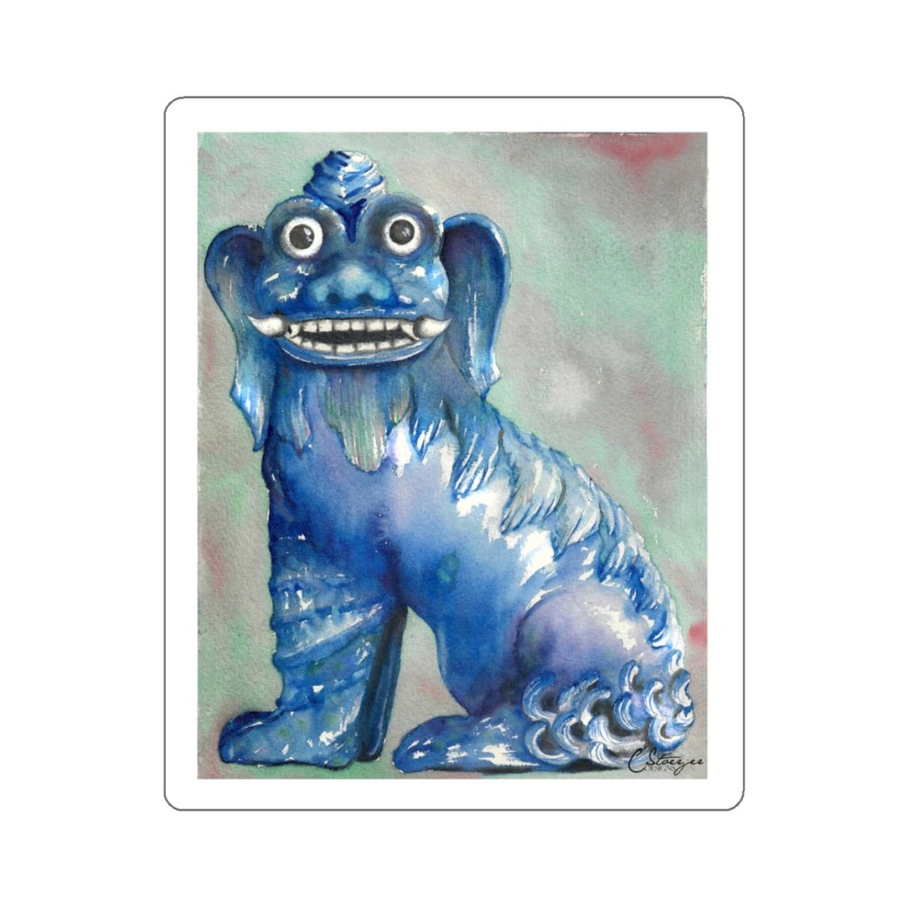 Allerton House Foo Dog - Sticker