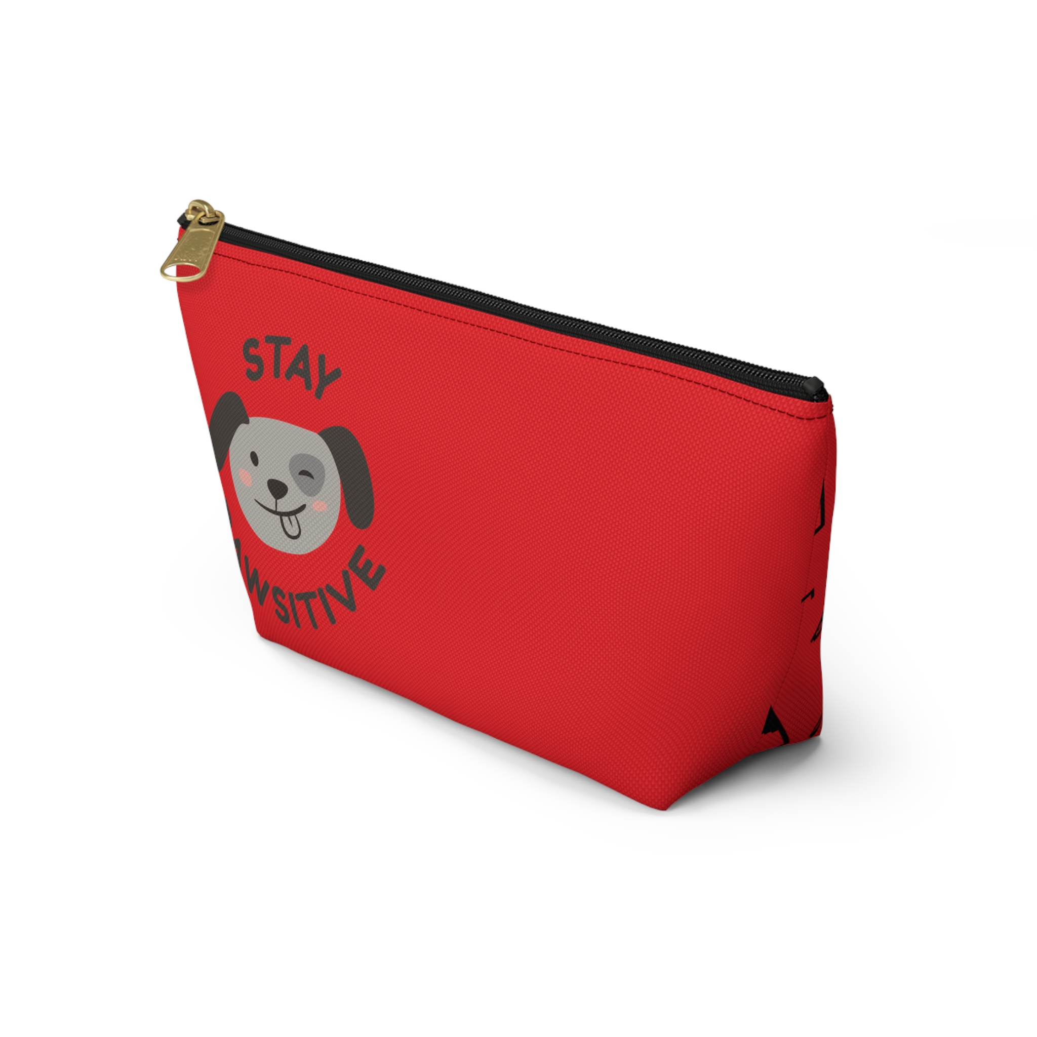 Stay Pawsitive Accessory Pouch w T-bottom - Image 2