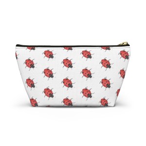 Ladybug Accessory Pouch w T-bottom