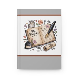 Memories Hardcover Journal | Cute Owl Writing Notebook